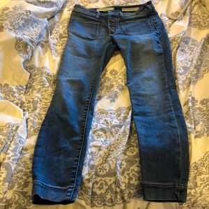 #Anthropologie #jeans #Pilcroandtheletterpress #high-risedenium